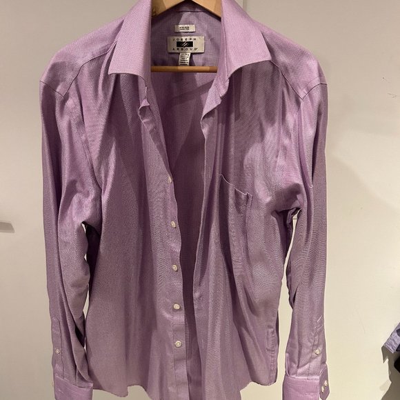 Purple Nailhead pattern Joseph Abboud Dresshirt - Picture 1 of 3
